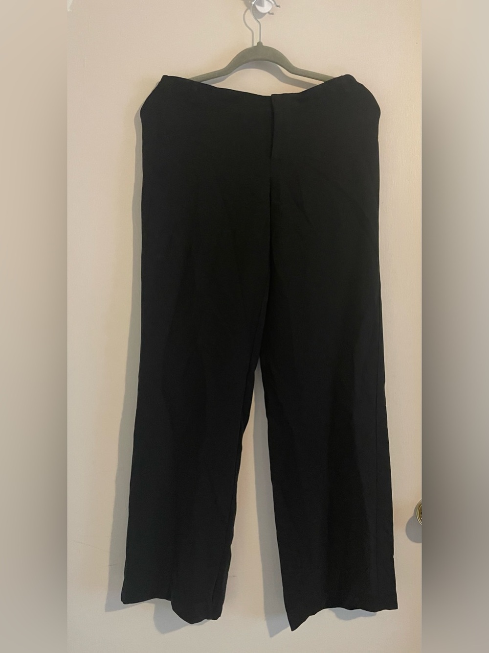 Reformation Black Wide Leg Trousers Size 2 EUC